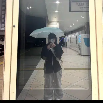 Pertishu 블랙 집업 후드티 L