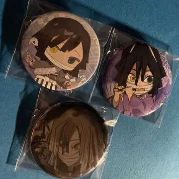 귀멸의 칼날 이구로 오바나이 캔뱃지