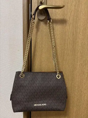 MICHAEL KORS 다크 브라운 숄더백