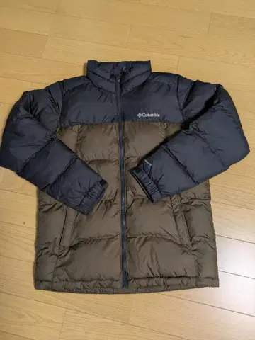 컬럼비아 다운 자켓 블랙/브라운