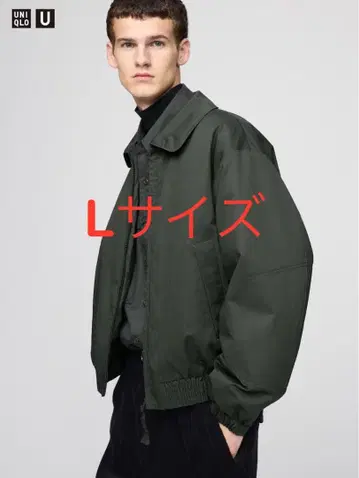 유니클로 U 퍼프 테크 숏 블루종