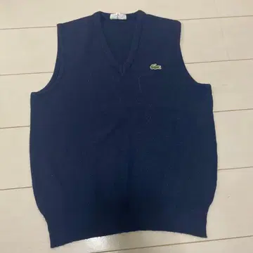 Lacoste 니트 베스트 네이비 캐주얼 가을 옷 겨울 의류