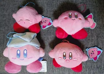 별의 커비 봉제 인형 마스코트 mini 봉제 인형 4개