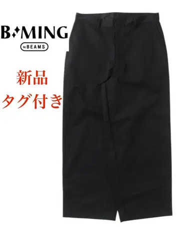 B:MING BY BEAMS 블랙 와이드 팬츠 새상품 택 포함 빔즈