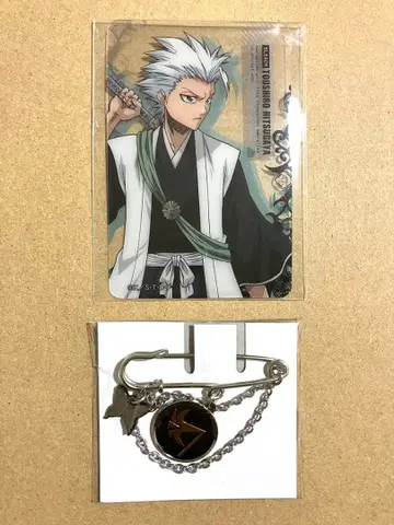 BLEACH 히즈카야 토시로 클리어 카드 부착 핀 액세서리
