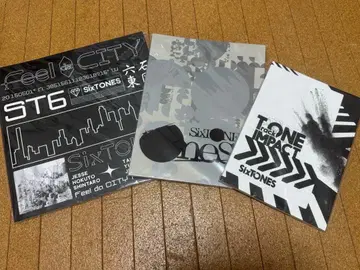 SixTONES 라이브 투어 팜플렛 3세트