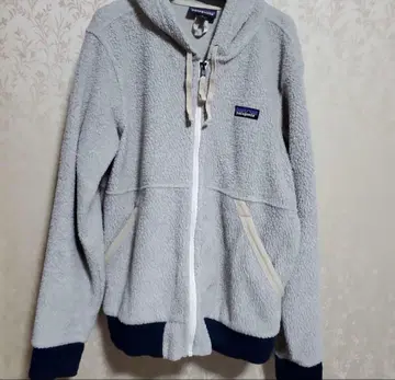 patagonia 집업 후드티 M 그레이 베이지