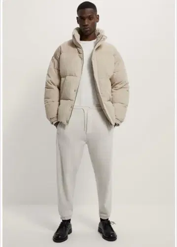 zara 코듀로이 퍼프 자켓