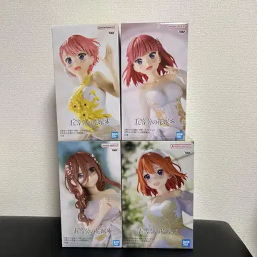 5등분의 신부 피규어 4점 묶음 판매