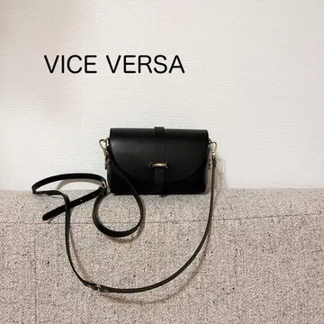 VICE VERSA 블랙 숄더백