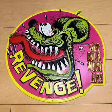 [G10142] 랫핑크 양철 간판 REVENGE!