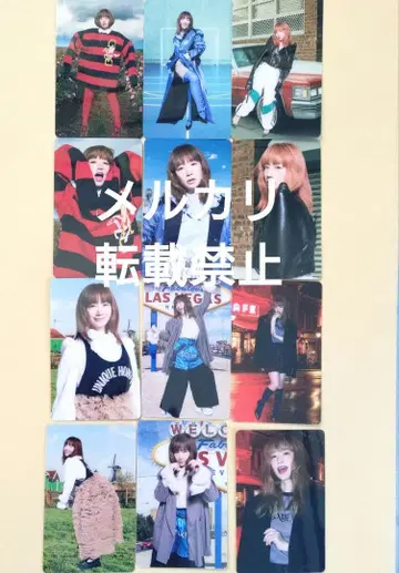 YUKI FC 한정판 라이브 굿즈 콜렉터블 카드 12종 세트