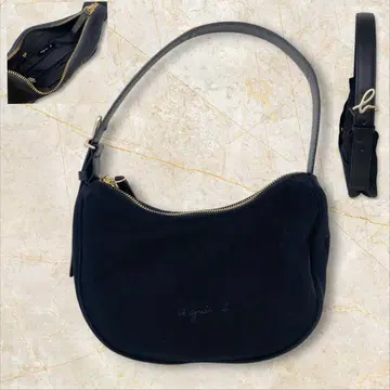 agnes b. 숄더백 원숄더백 나일론 블랙