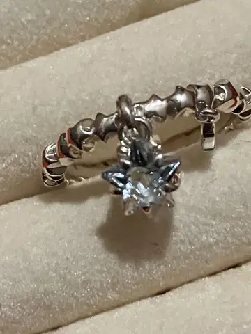 STAR JEWELRY 별 모티브 실버 반지 9호