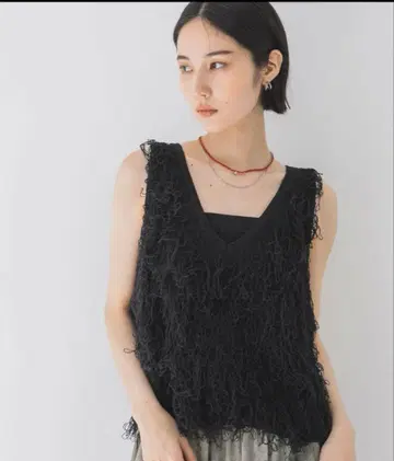 JEANASIS 루프 프린지 얀 NS 블랙