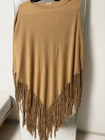 NOWOS 노워스 프린지 달린 판초