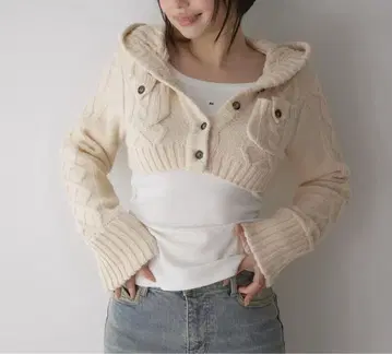 ANDMARY Mary logo cable knit set