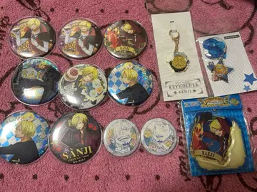 원피스 상디 캬라뱃지, 키링 묶음 판매