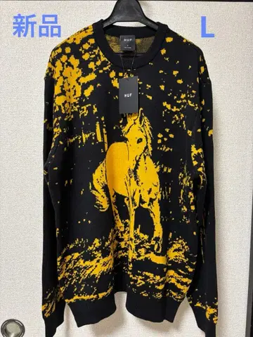 [새상품] HUF 니트 스웨터 사이즈 L