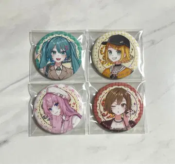프로세카 밤페스 캔뱃지 미쿠 린 루카 MEIKO 4점 세트