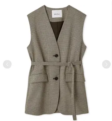 벨트 세트 오버사이즈 노카라 베스트 / milaowen