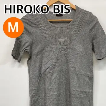 HIROKO BIS 원피스 티셔츠 반팔 그레이 M [ CT1674 ]