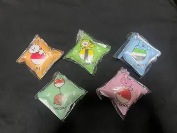 BT21 쿠션 참 5개 세트
