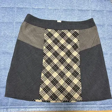 andmary Monica check 스커트