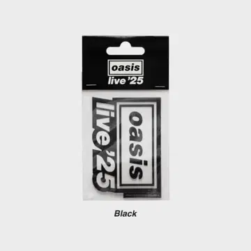 미개봉 새상품 oasis 스티커 Live'25 오아시스 Black