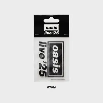 미개봉 새상품 oasis 스티커 Live'25 오아시스 White