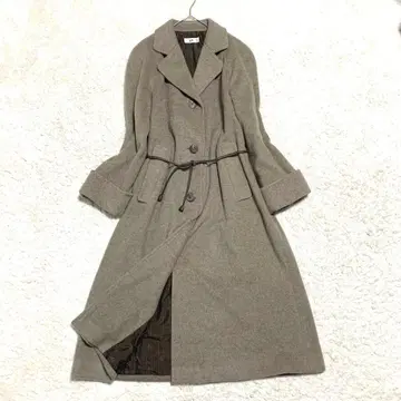 빅 사이즈 컨디션 최상 캐시미어 100% 롱 코트 A라인