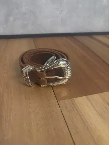 tory 가죽 스웨이드 벨트