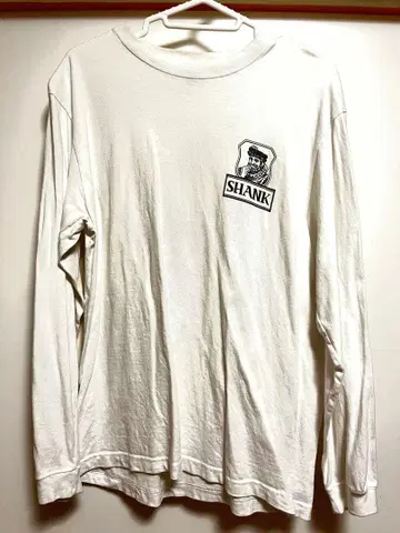 SHANK 롱 슬리브 T셔츠 L 화이트