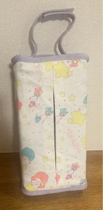 키키라라 티슈 케이스 커버 리틀트윈스타 50주년 수납 산리오