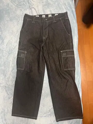 FBconty 데님 카고 팬츠 36 x 30