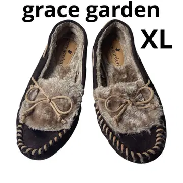 grace garden 인조 모피 모카신 신발 XL 사이즈