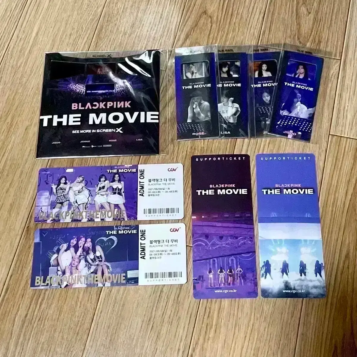 Blackpink The Movie support ticket CGV concert movie lisa jisoo jennie rose Blackpink poca