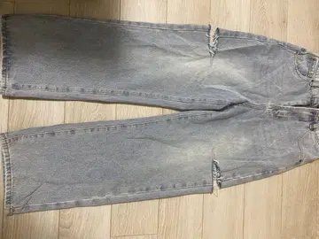 COCOMOMO 사이드컷 데님 팬츠 M 블루