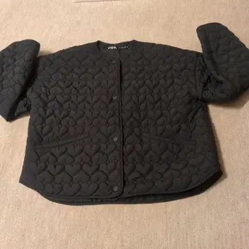 ZARA 블랙 퀼팅 자켓 M