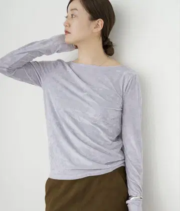 IENA 크러쉬 벨로아 풀오버