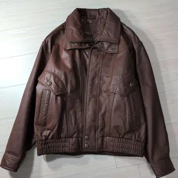 A2 G1 가죽 플라이트 자켓 가죽 점퍼 L 브라운 한국제 짧은 기장