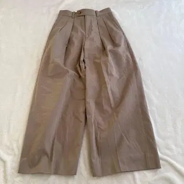 MACPHEE 투모로우랜드 베이지 치노 팬츠 와이드 32