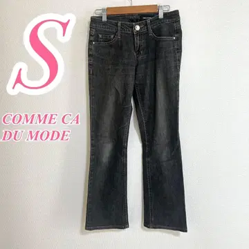 COMME CA DU MODE 꼼사데모드 블랙 데님 팬츠