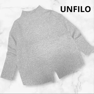 새상품급! UNFILO 워셔블 캐시미어 블렌드 하이넥 니트 XL