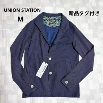 미사용 새상품 UNION STATION 경량 자켓 네이비 봄/가을 남성용