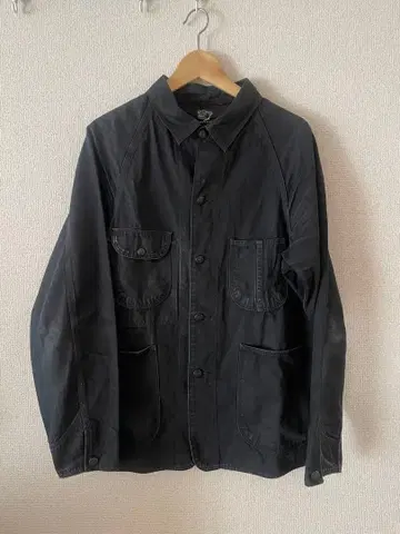 Orslow 오어슬로우 블랙 데님 커버올