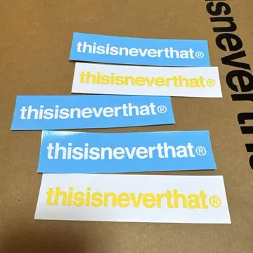 thisisneverthat 로고 씰 5개 세트 네바자