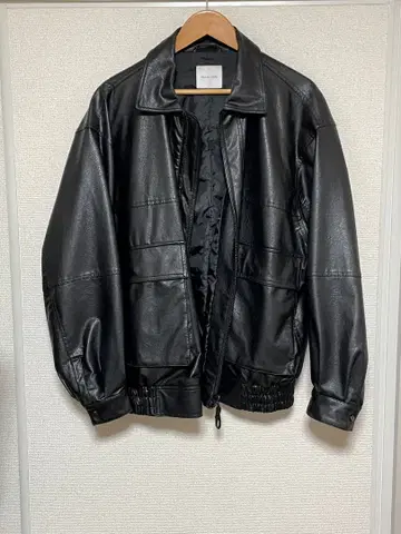 FREAK'S STORE 가죽 자켓 블루종