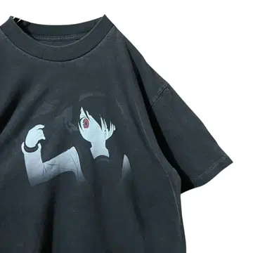 스즈미야 하루히의 우울 하루히 프린트 T셔츠 애니메이션 T셔츠 L