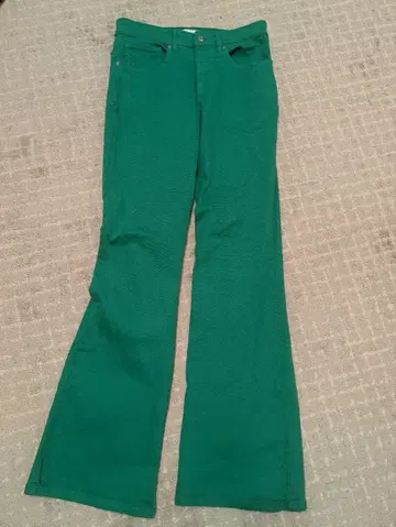 ZARA 그린 부츠컷 데님 31
